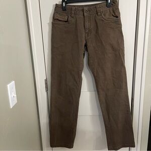 prAna Axiom Brown Hiking Pants Men’s 30x32 Outdoor Casual Jean Gorpcore